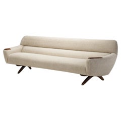 Leif Hansen "Modell 62" Sofa für Kronen Møbelfabrikken, Dänemark, 1960er Jahre