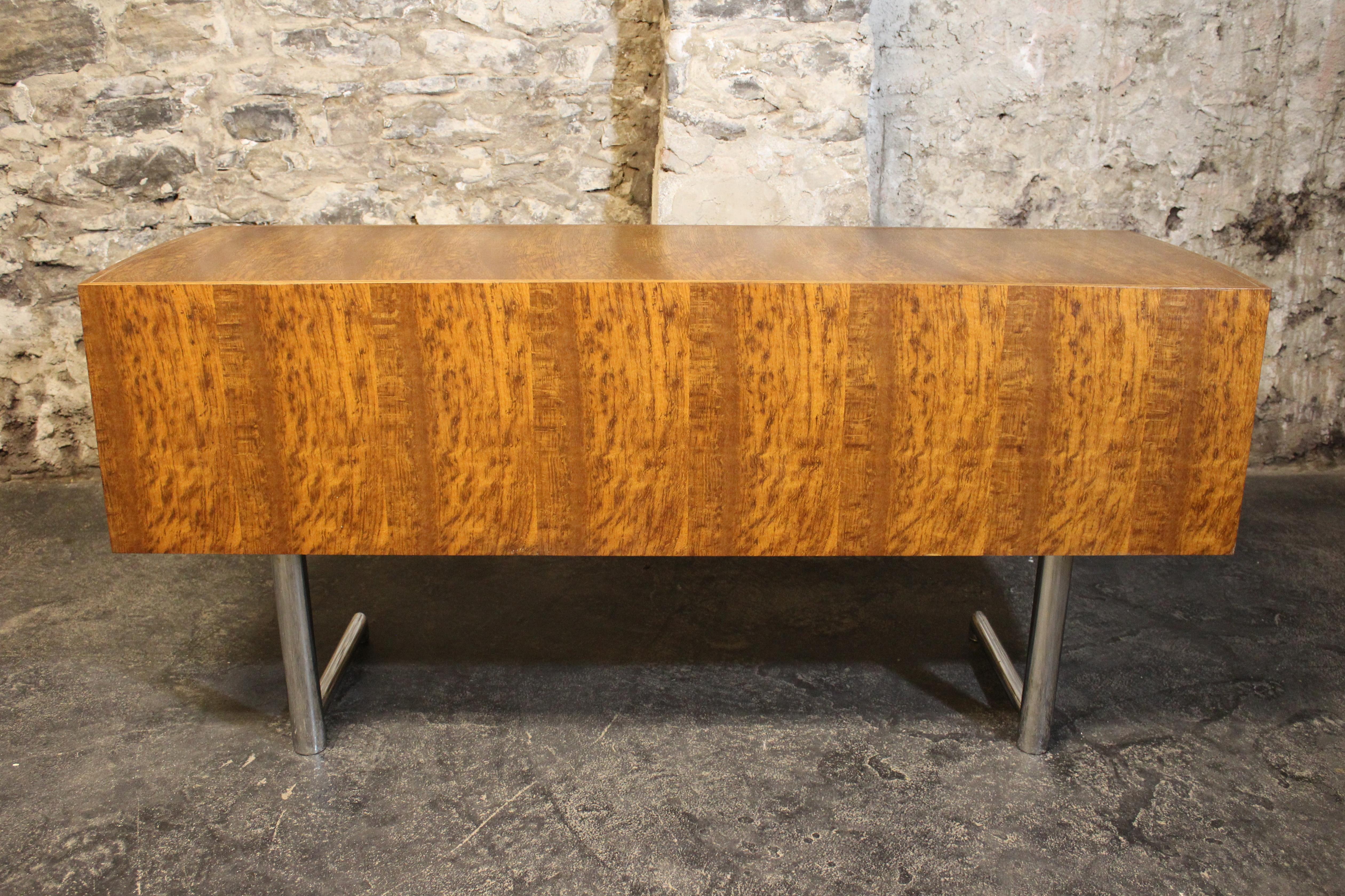 Scandinavian Modern Leif Jacobsen Executive Credenza or Sideboard
