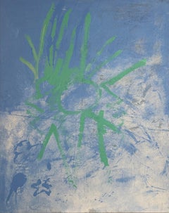 Large Contemporary Abstract Painting Leif Ritchey American Modernist Moody Blues