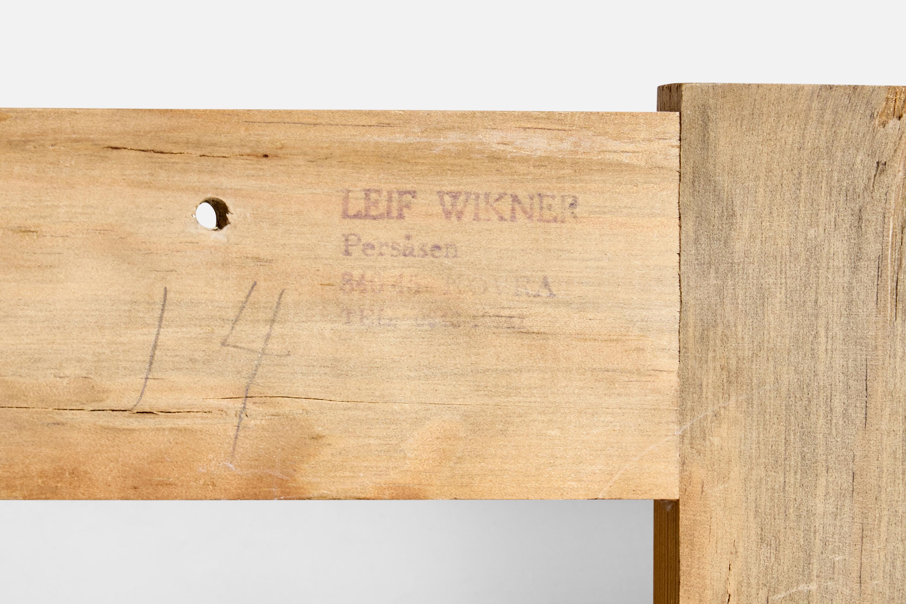 Leif Wikner, Lámpara de pared, Pino, Suecia, Años 70 en venta 2