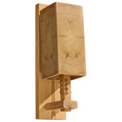 Leif Wikner, Wall Light, Pine, Sweden, 1970s