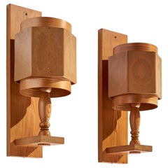 Leif Wikner, Apliques, Pino, Suecia, Años 70