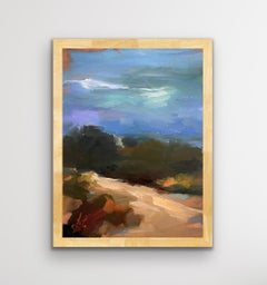 "Creek Path" (2024) by Leigh Ann Van Fossan, Original Oil Painting