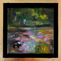 "Le Jardin de Monet, I" (2023) by Leigh Ann Van Fossan, Oil Painting, Lily Pond