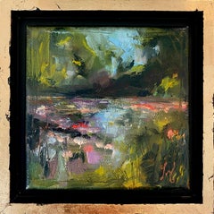 "Le Jardin de Monet, III"(2023) by Leigh Ann Van Fossan, Oil Painting, Lily Pond