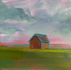 "Prairie, Blue" Oil Painting