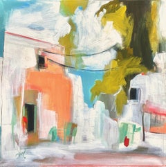 "Paseo marítimo" (2024) de Leigh Ann Van Fossan, Pintura acrílica original