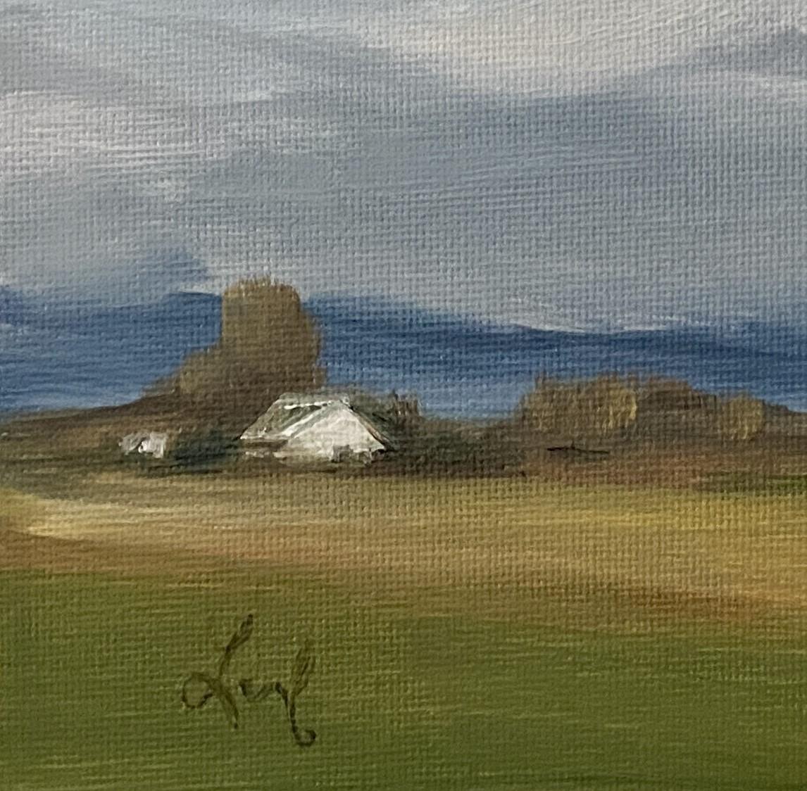 „Rain To The North“ (2024) von Leigh Ann Van Fossan, Original-Ölgemälde im Angebot 2