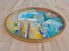 "Santuario" (2025) Pintura acrílica original, Interior caprichoso