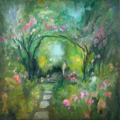"Secret Garden" (2023) by Leigh Ann Van Fossan, Original Oil Painting