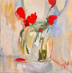"They Call Me Red" (2024) by Leigh Ann Van Fossan, Original Acrylic/Oil Painting