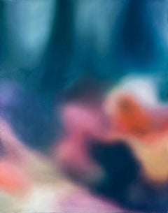 Arrangement in Green, Orange and Pink