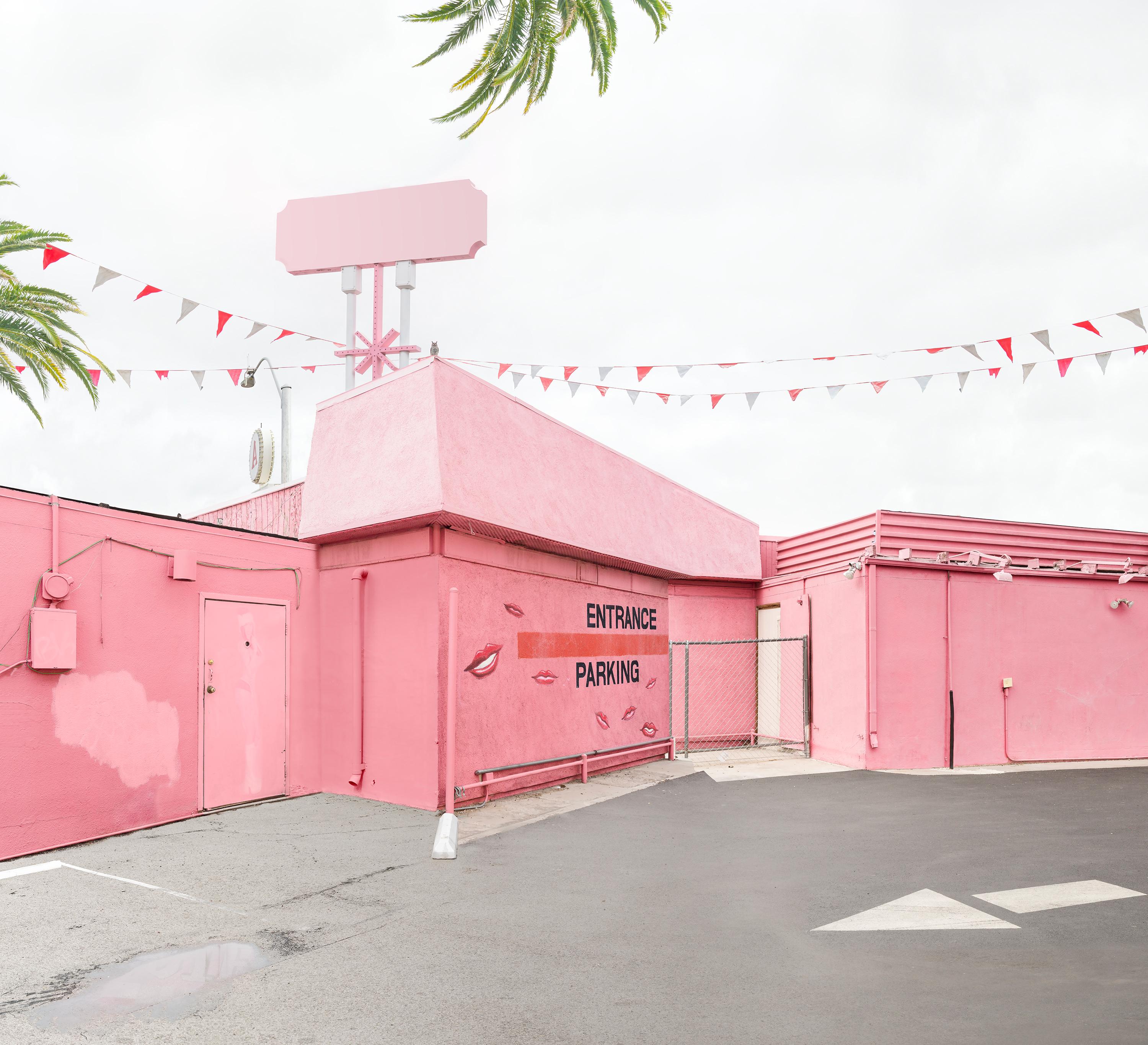 Leigh Merrill Color Photograph - Pink Corner