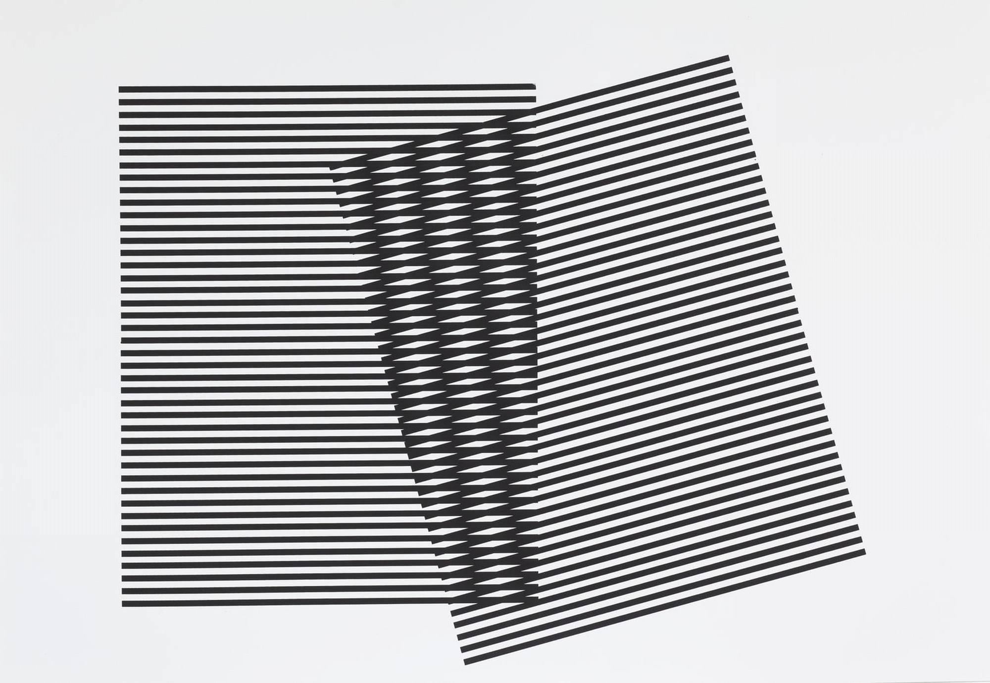 Leigh Suggs - Untitled (Stripes Series II) For Sale at 1stDibs