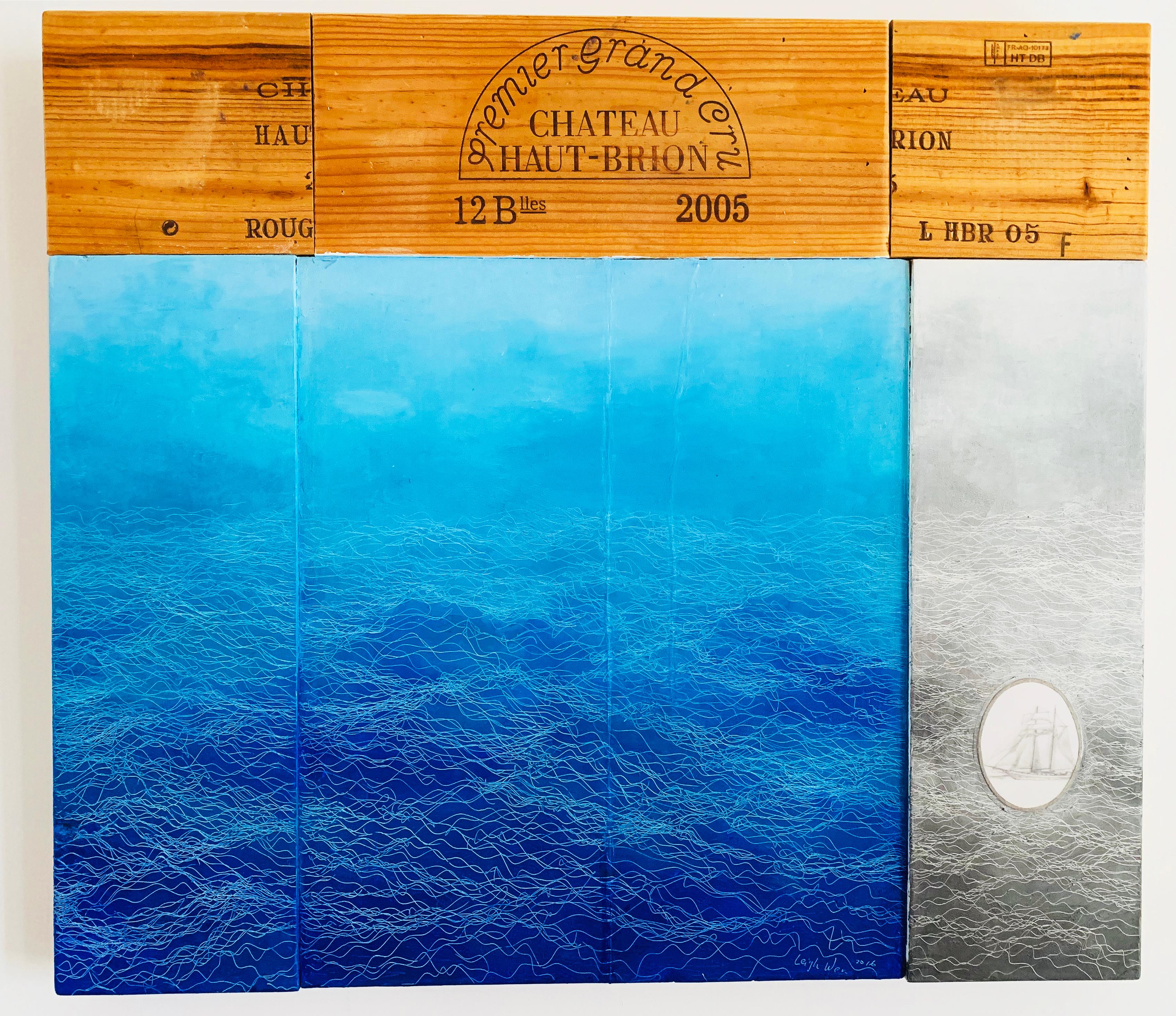 Side Track 45 - Mixed Media Art by Leigh Wen