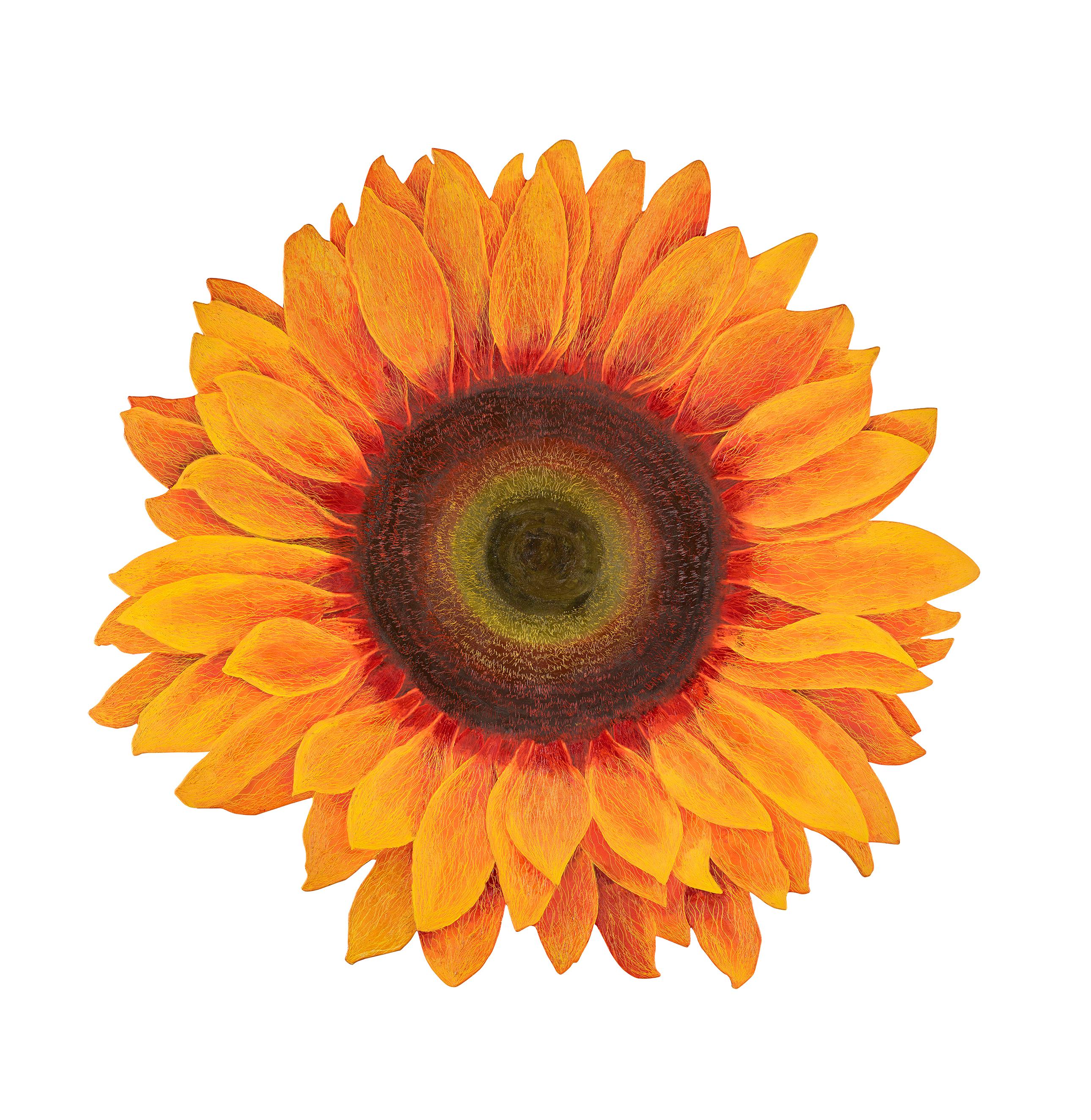 Sunflower III - Mixed Media Art by Leigh Wen