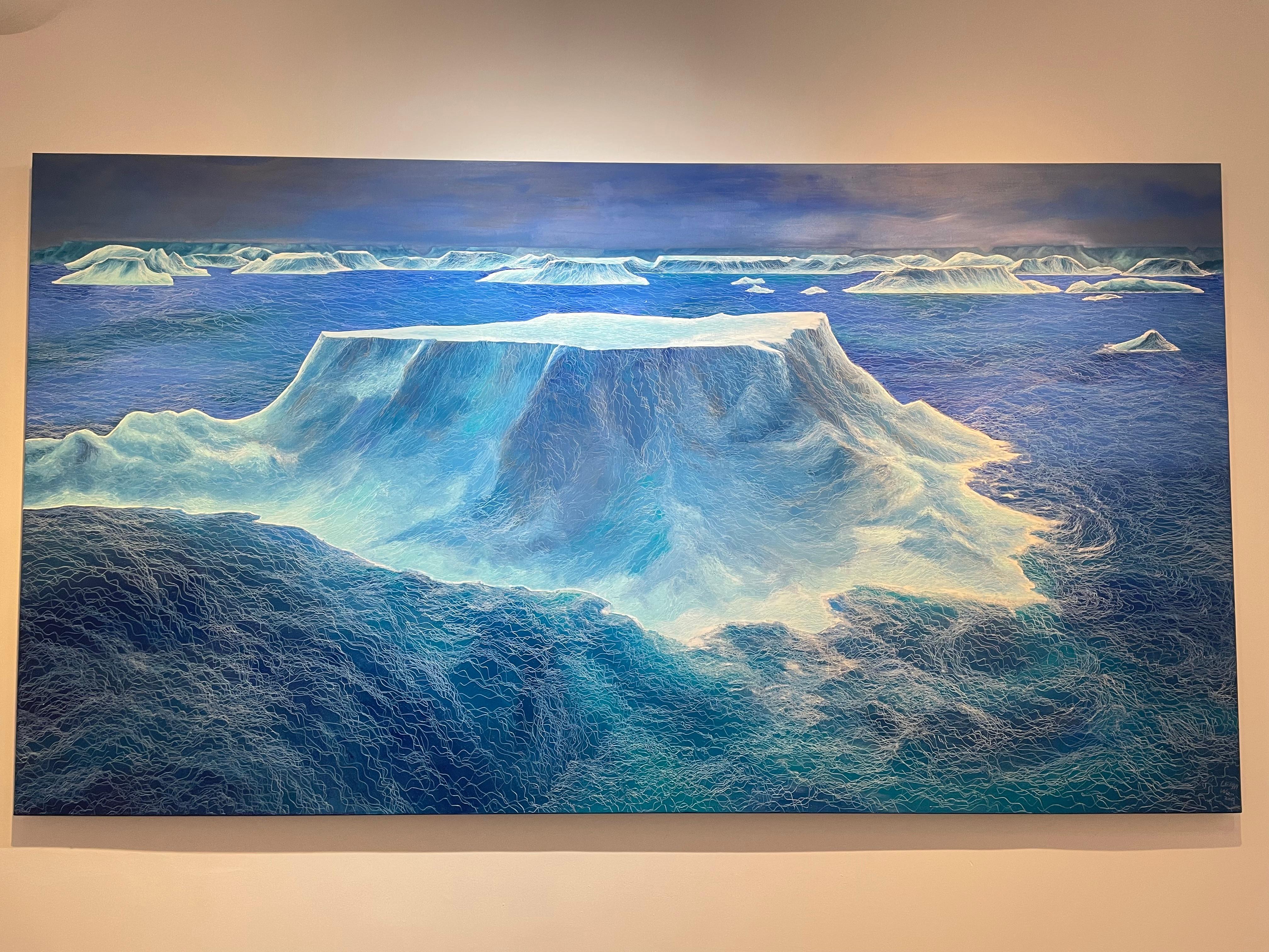 Iceberg I - Painting by Leigh Wen