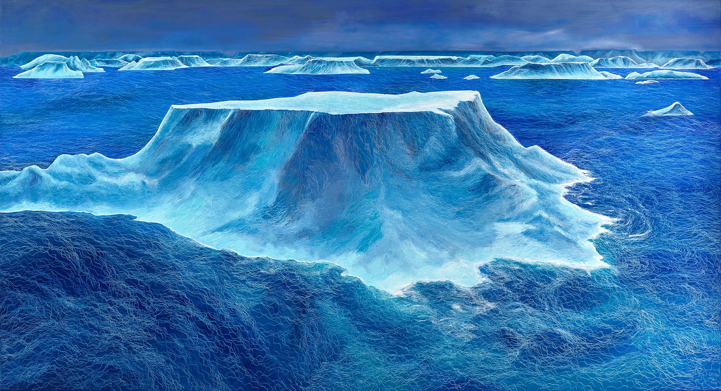 Leigh Wen Landscape Painting - Iceberg I