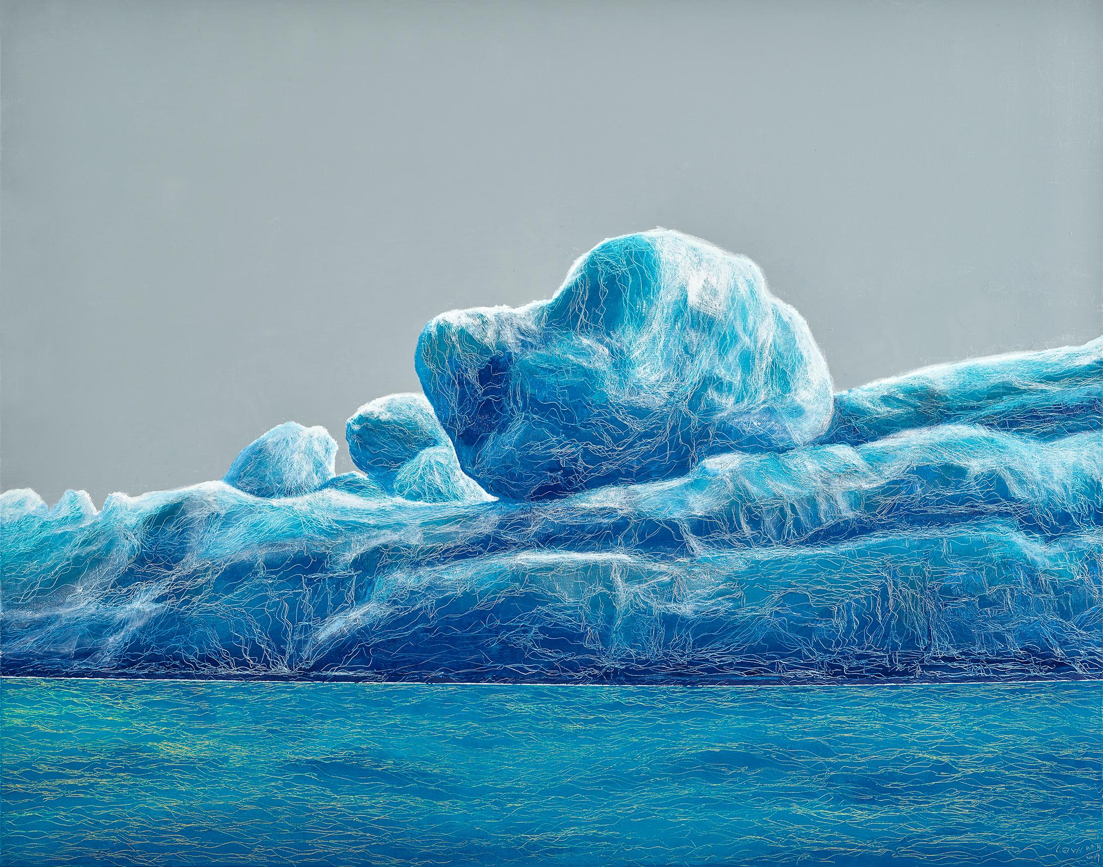 Leigh Wen Abstract Painting - Iceberg V