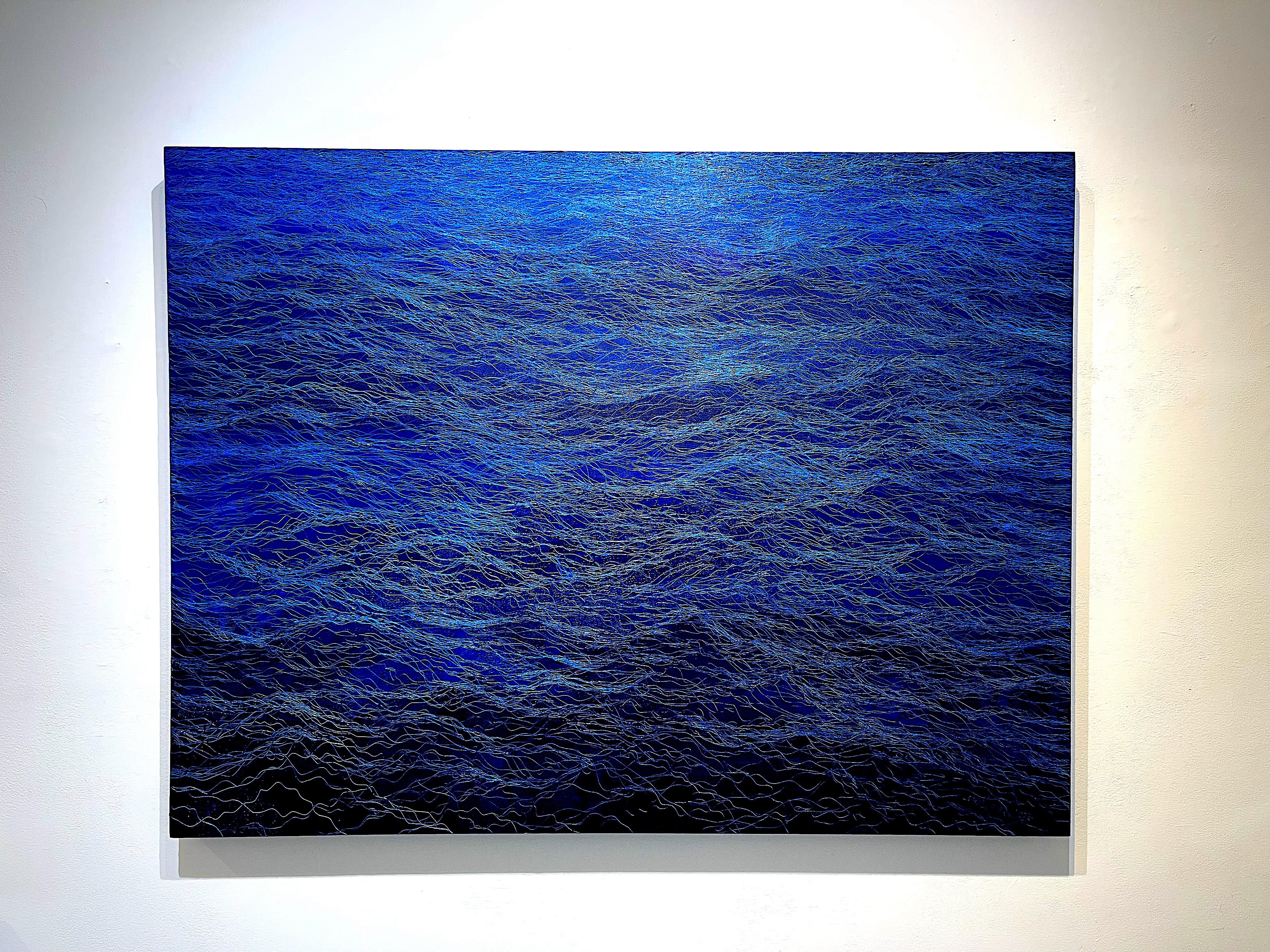 Nacht Wasser 21 – Painting von Leigh Wen