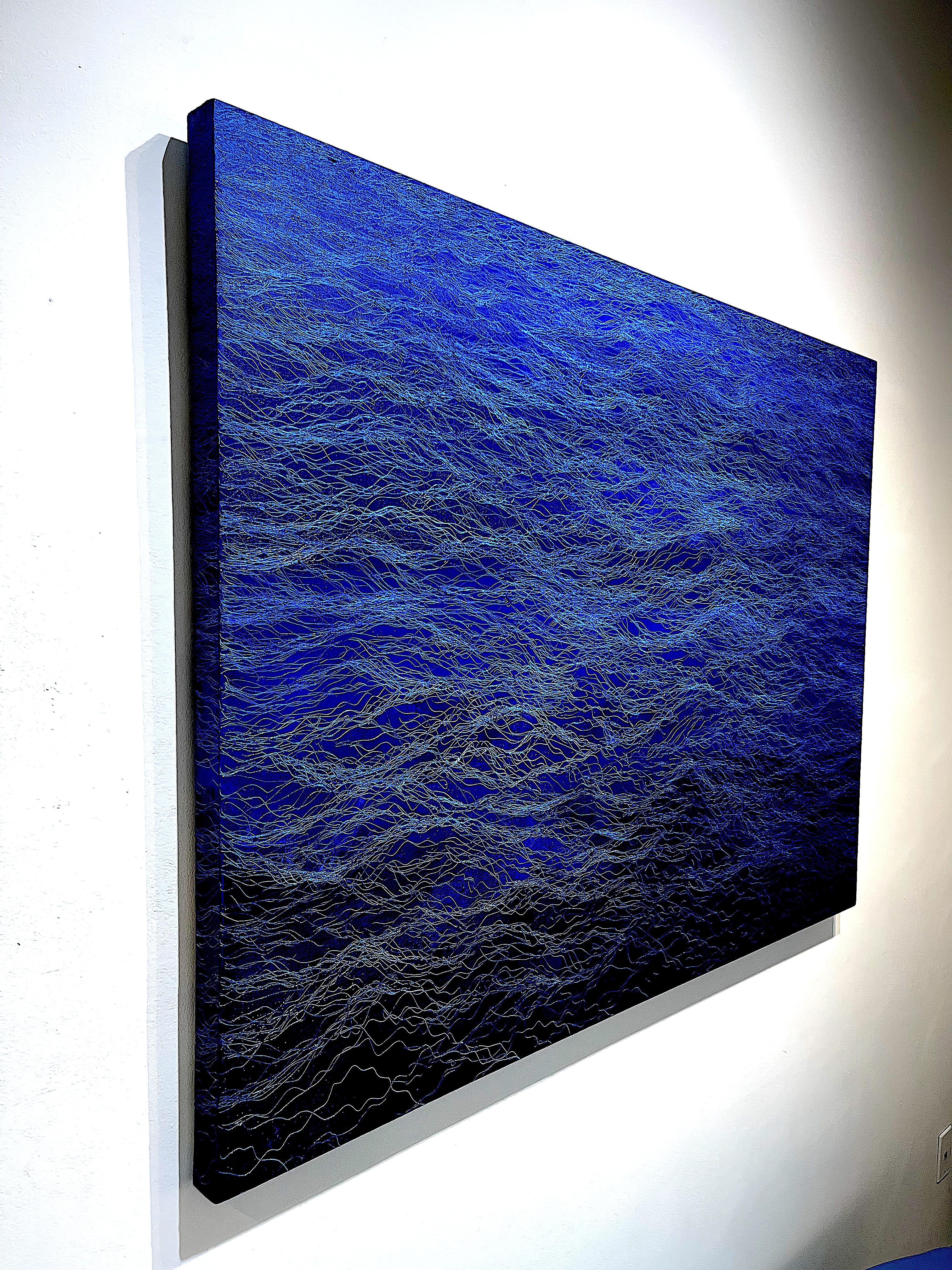 Nacht Wasser 21 (Amerikanischer Realismus), Painting, von Leigh Wen