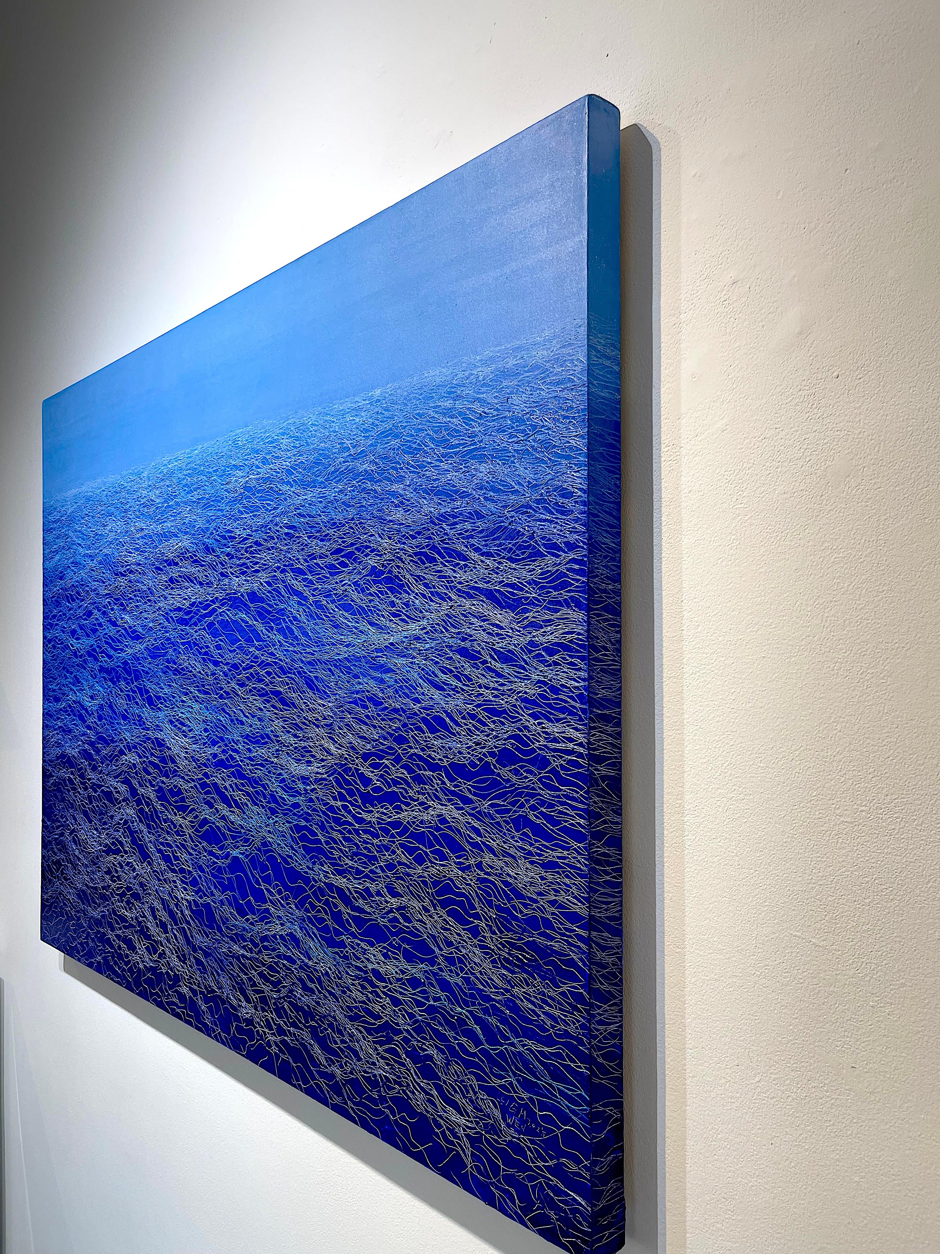 Erde, Luft, Wasser und Feuer sind die zentralen Themen meiner Kunst. Ich lebe in New York City - in der Nähe des Ozeans, und ich habe eine tiefe Affinität zum Meer entwickelt, was in mir auch Gefühle für das hervorgerufen hat, was auf der anderen