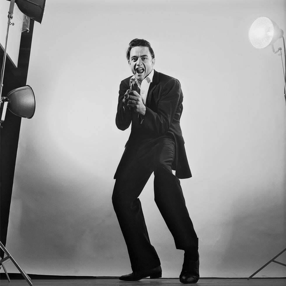 Leigh Wiener Portrait Photograph - Johnny Cash, Los Angeles, CA, August 1960