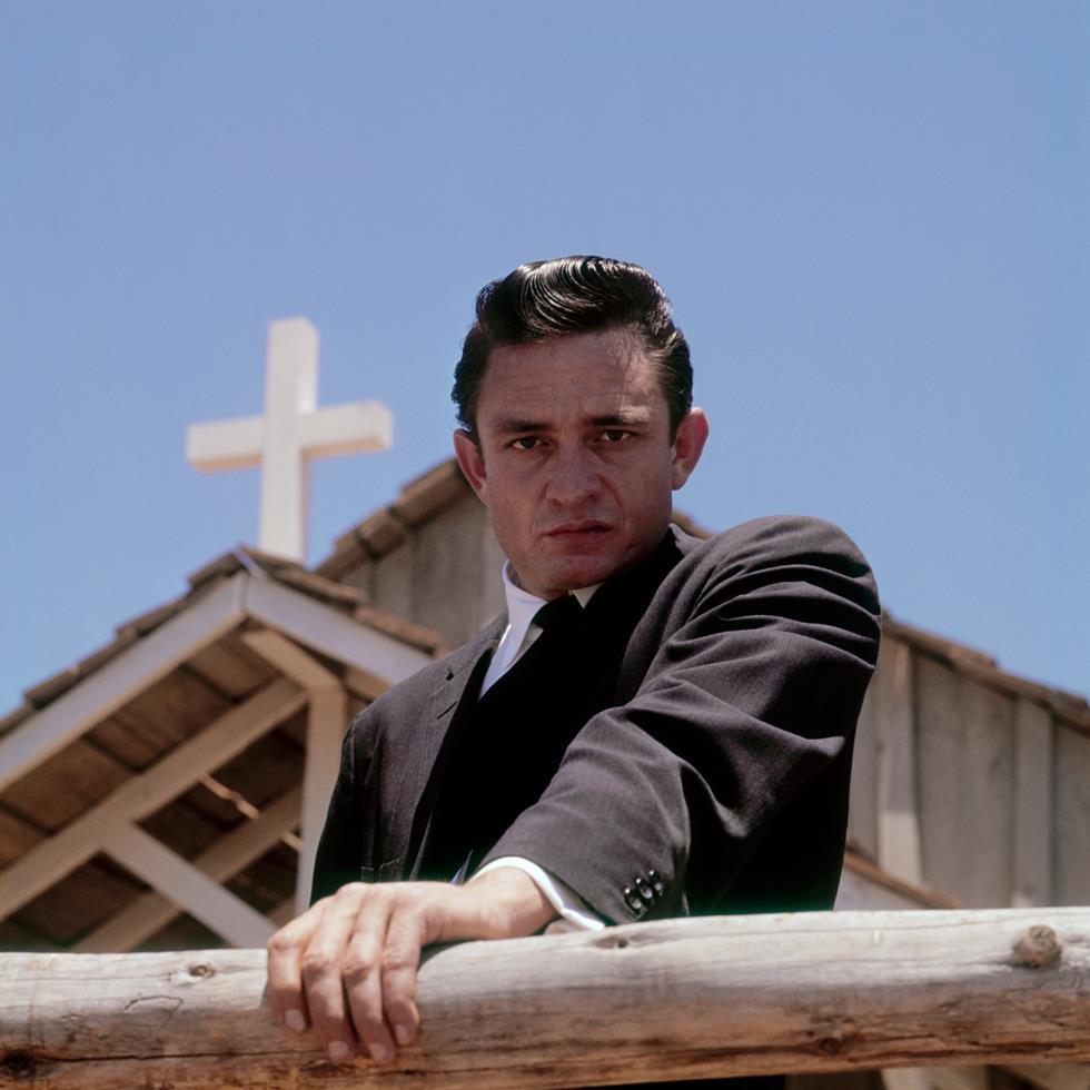 Leigh Wiener Color Photograph - Johnny Cash, Melody Ranch, 1961