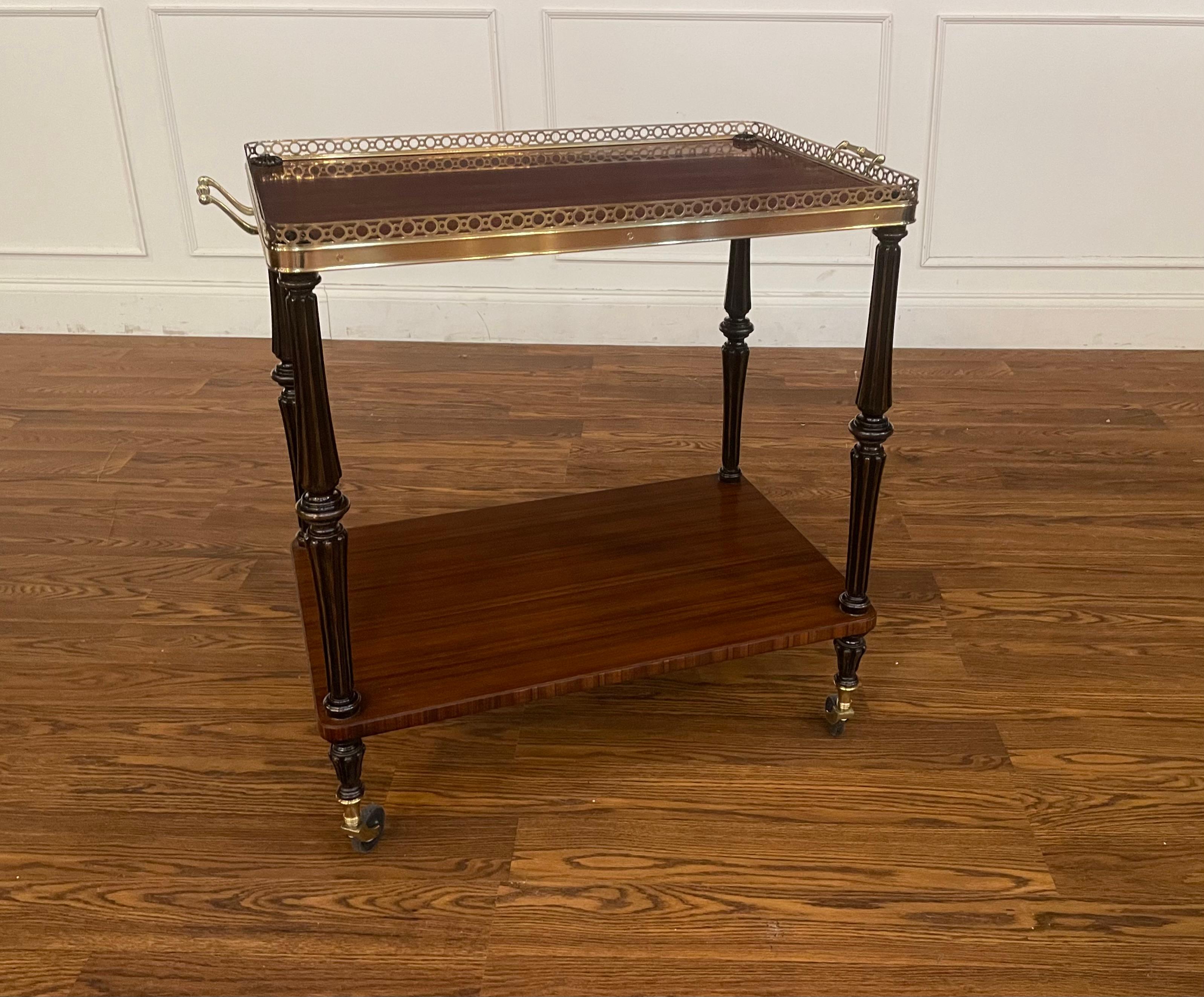 Philippine Leighton Hall Serving Cart/Trolley - Showroom Sample  For Sale