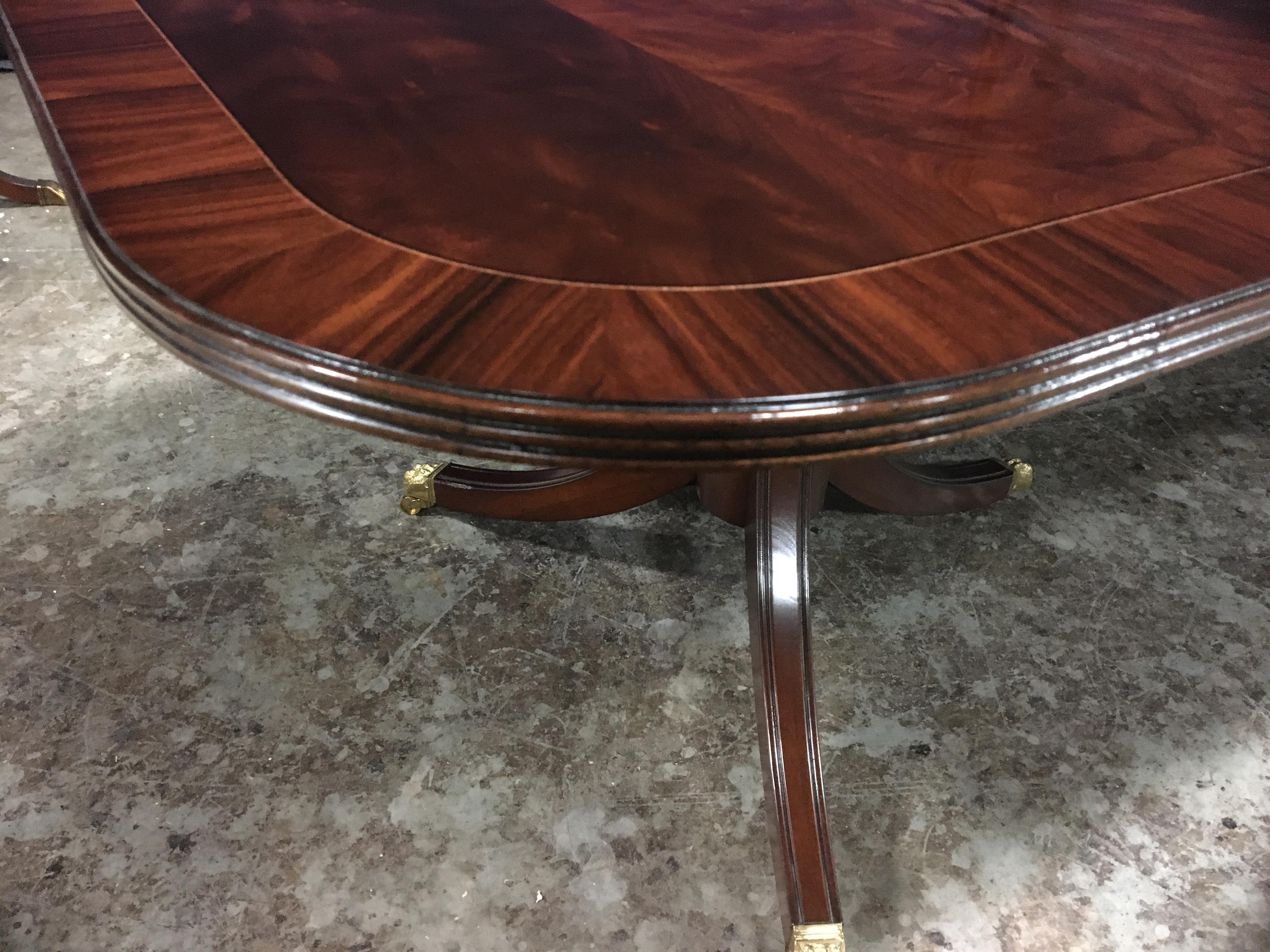 Leighton Hall Traditional Mahogany Dining Table 2