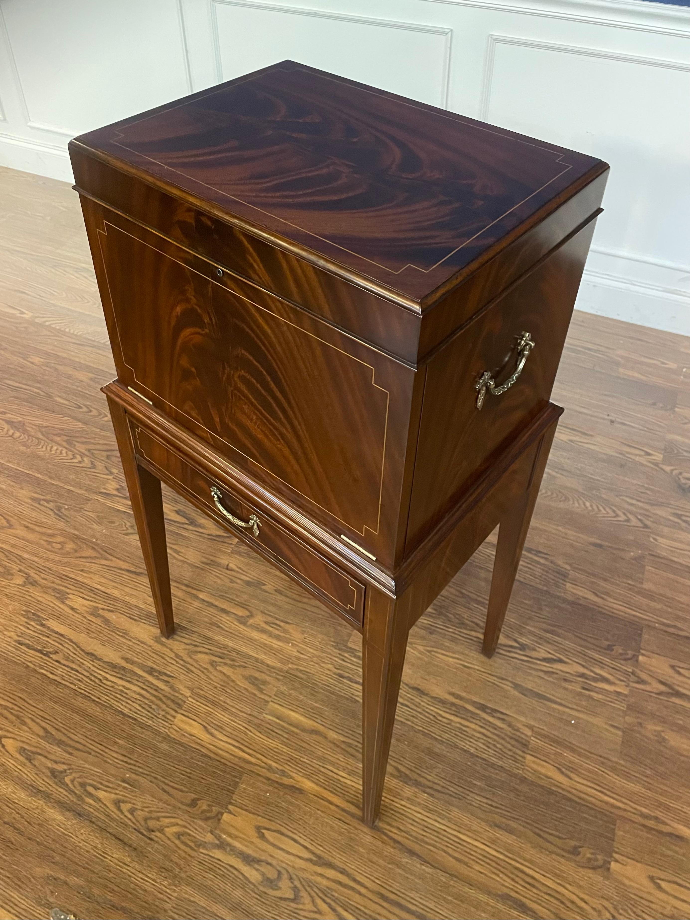Leighton Hall Traditional Mahogany Silverware Chest - Showroom Sample For Sale 9