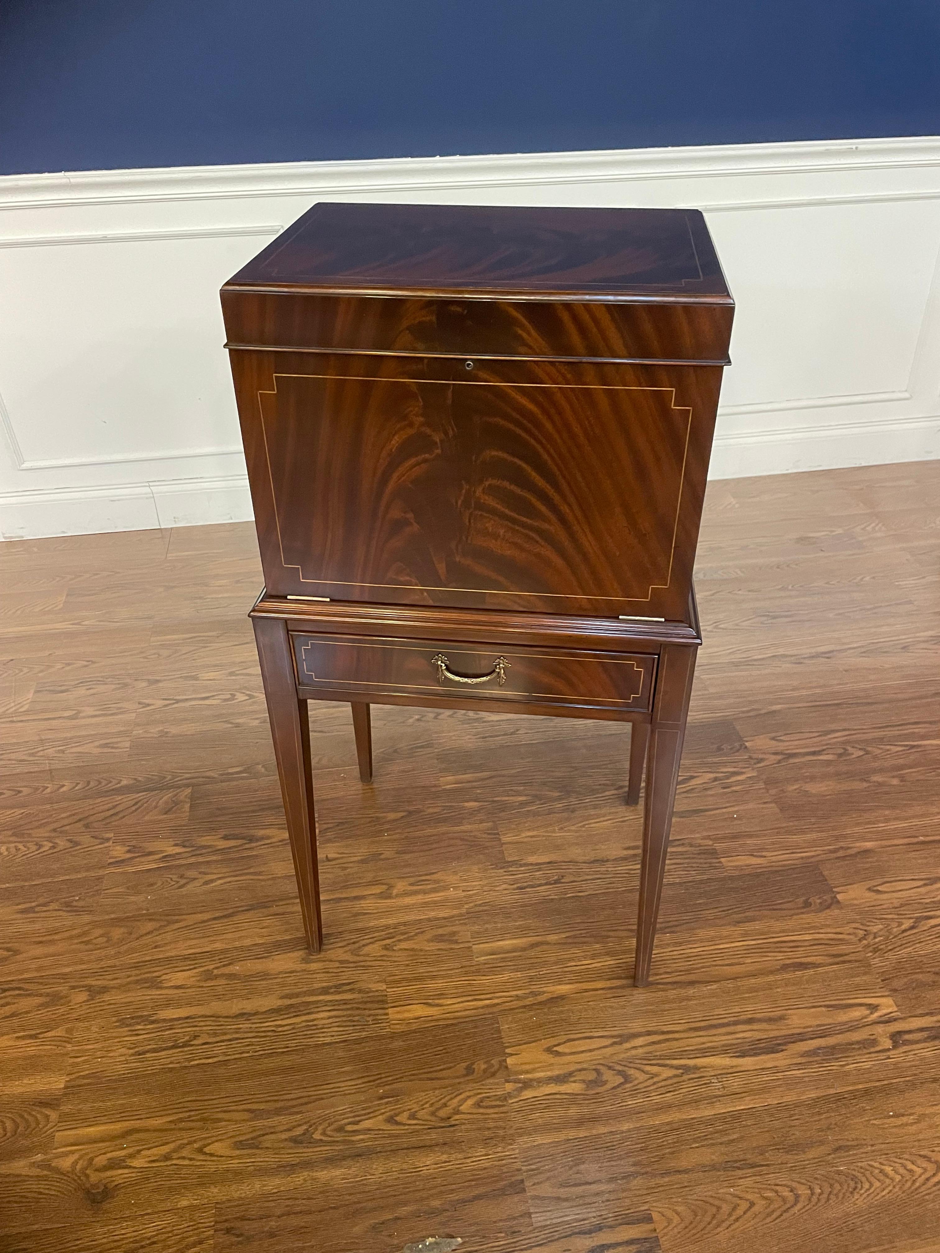 Leighton Hall Traditional Mahogany Silverware Chest - Showroom Sample For Sale 1
