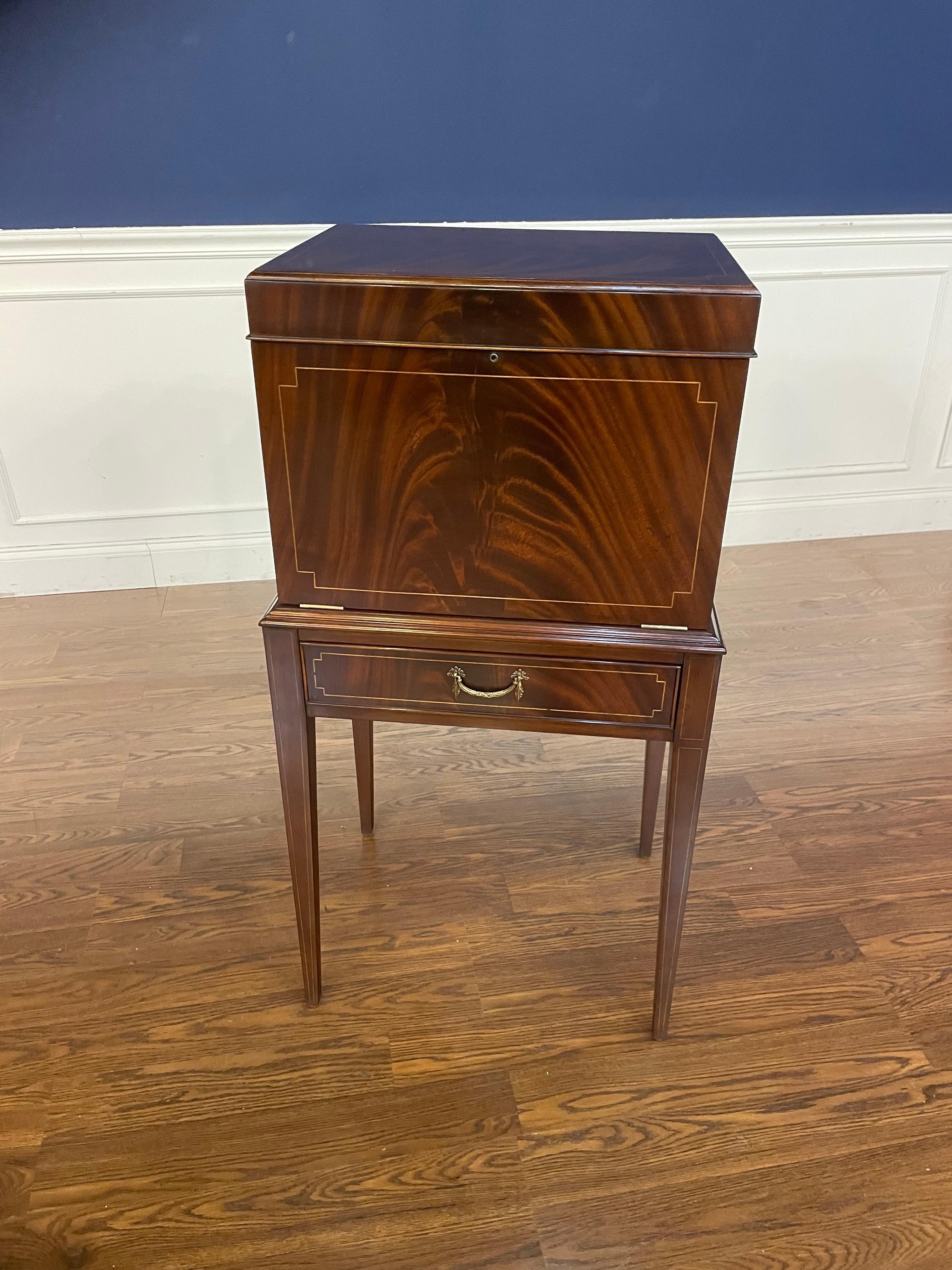 Leighton Hall Traditional Mahogany Silverware Chest - Showroom Sample For Sale 3