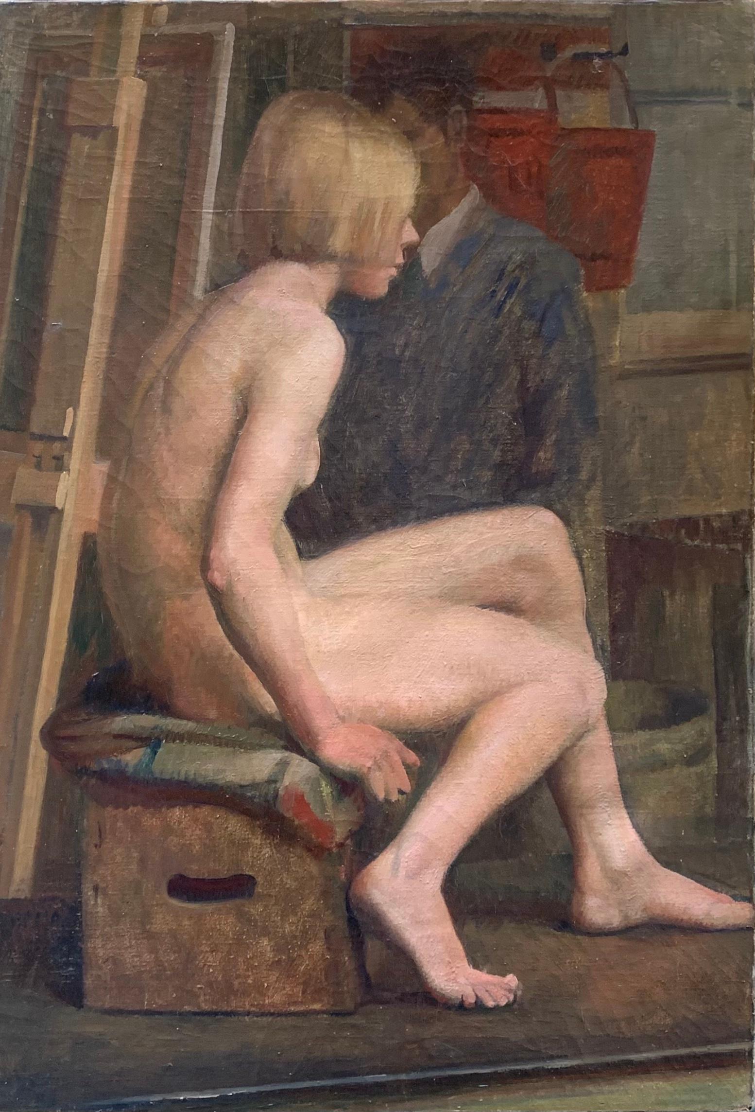 Nude Painting di Leighton Hall Woollatt - Corso di disegno dal vero