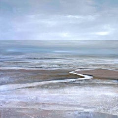 Beach Meanders-original modern seascape abstract painting- contemporary  art