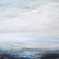 Used Sea Breeze - abstract realism ocean coastal Seascape Painting original artwork