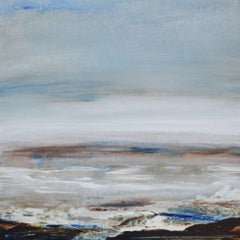Tread Softly 211 - original landscape seascape coastal artwork abstract realism