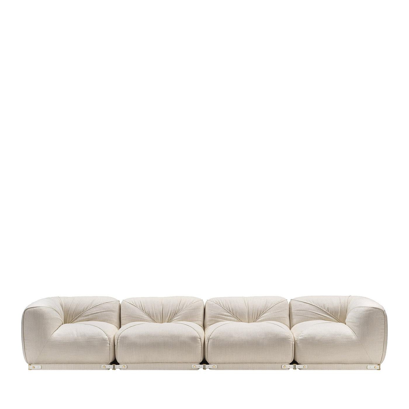 Leisure 4-Sitzer-Sofa in Weiß von Lorenza Bozzoli von Ghidini 1961 im Angebot 1