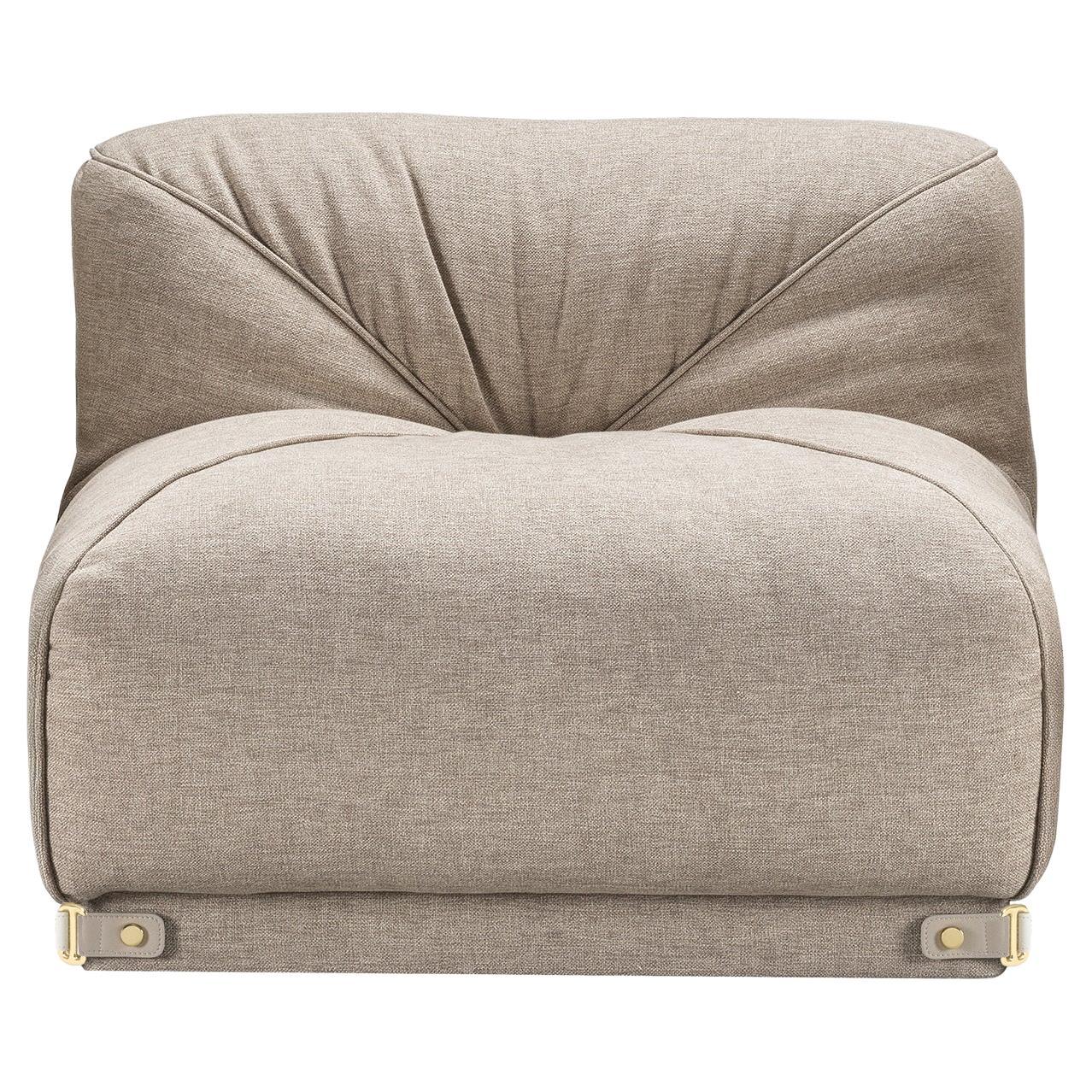 Leisure Beige Armchair by Ghidini 1961 For Sale