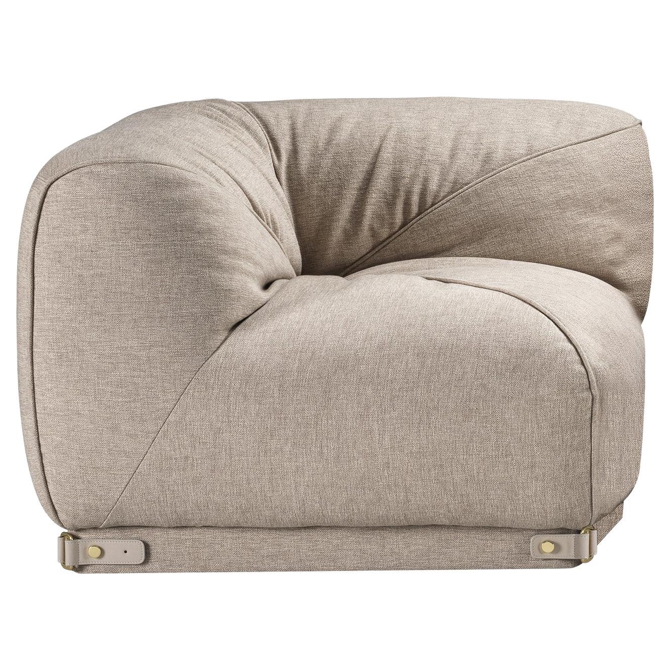 Leisure Terminal Beige Modular Sofa by Ghidini 1961