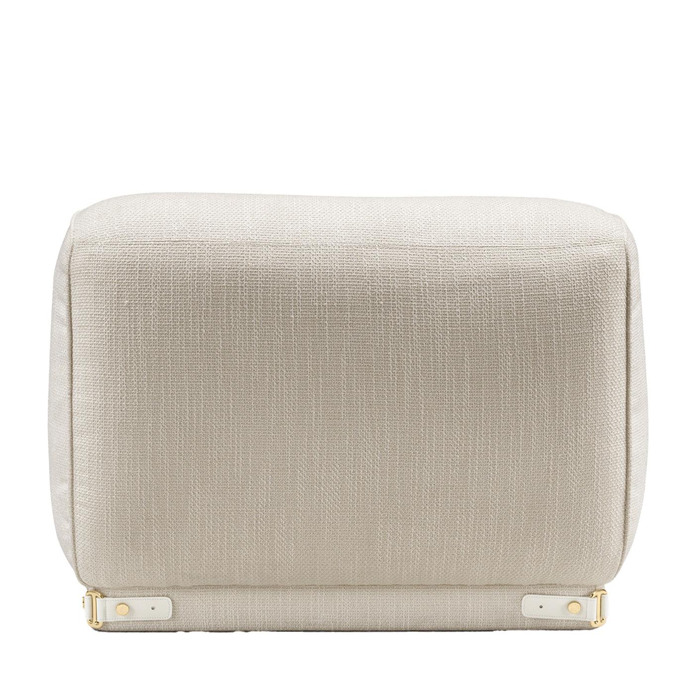 italien Pouf blanc Leisure de Ghidini 1961 en vente
