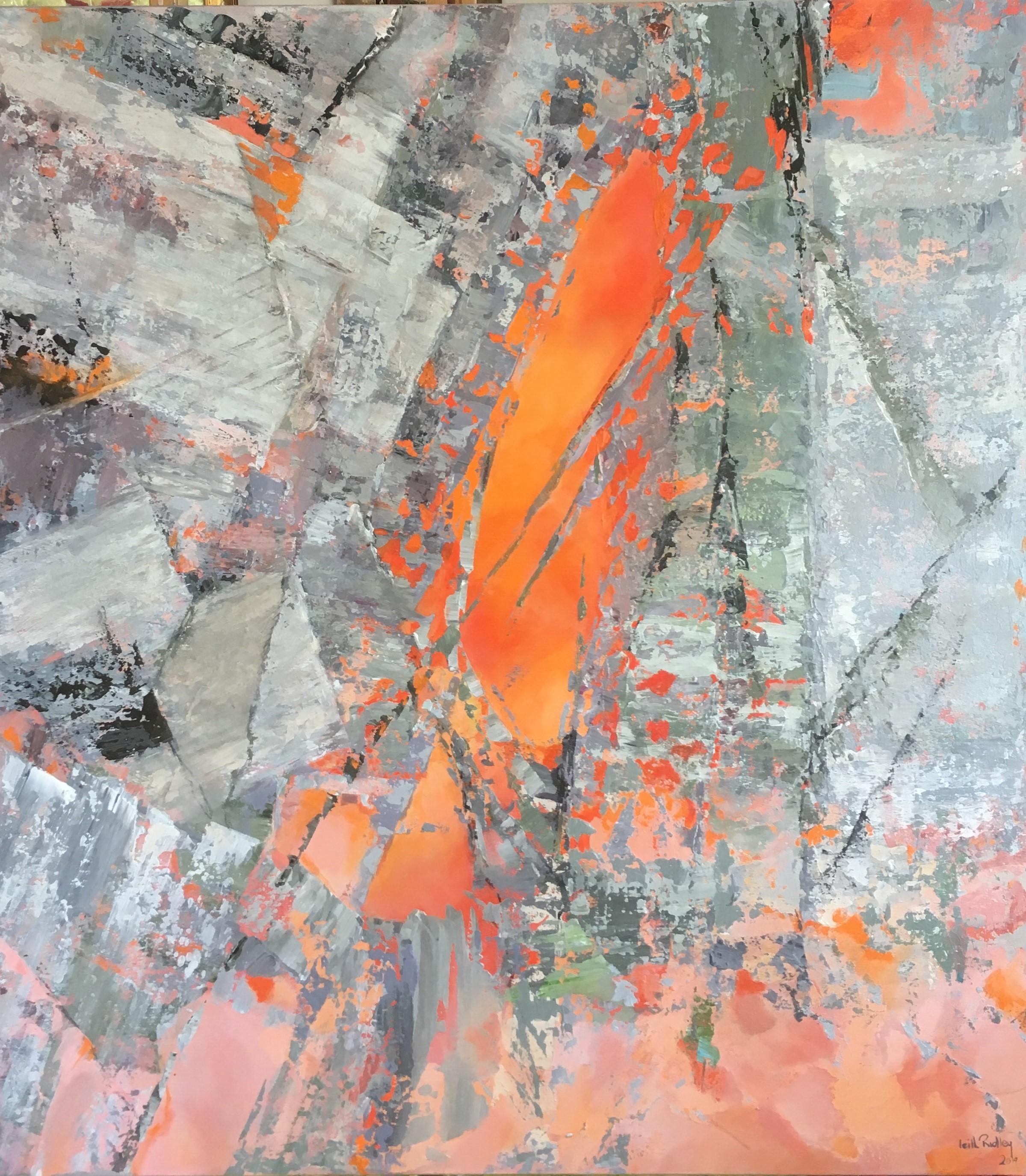 Leith Ridley Abstract Painting - Layers of Love