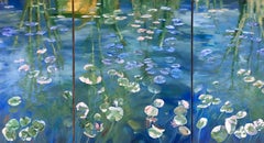 Leith Ridley - The Waterlilies - Triptych The Waterlilies - Triptych