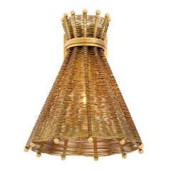 Lampada da parete in ottone Leiti