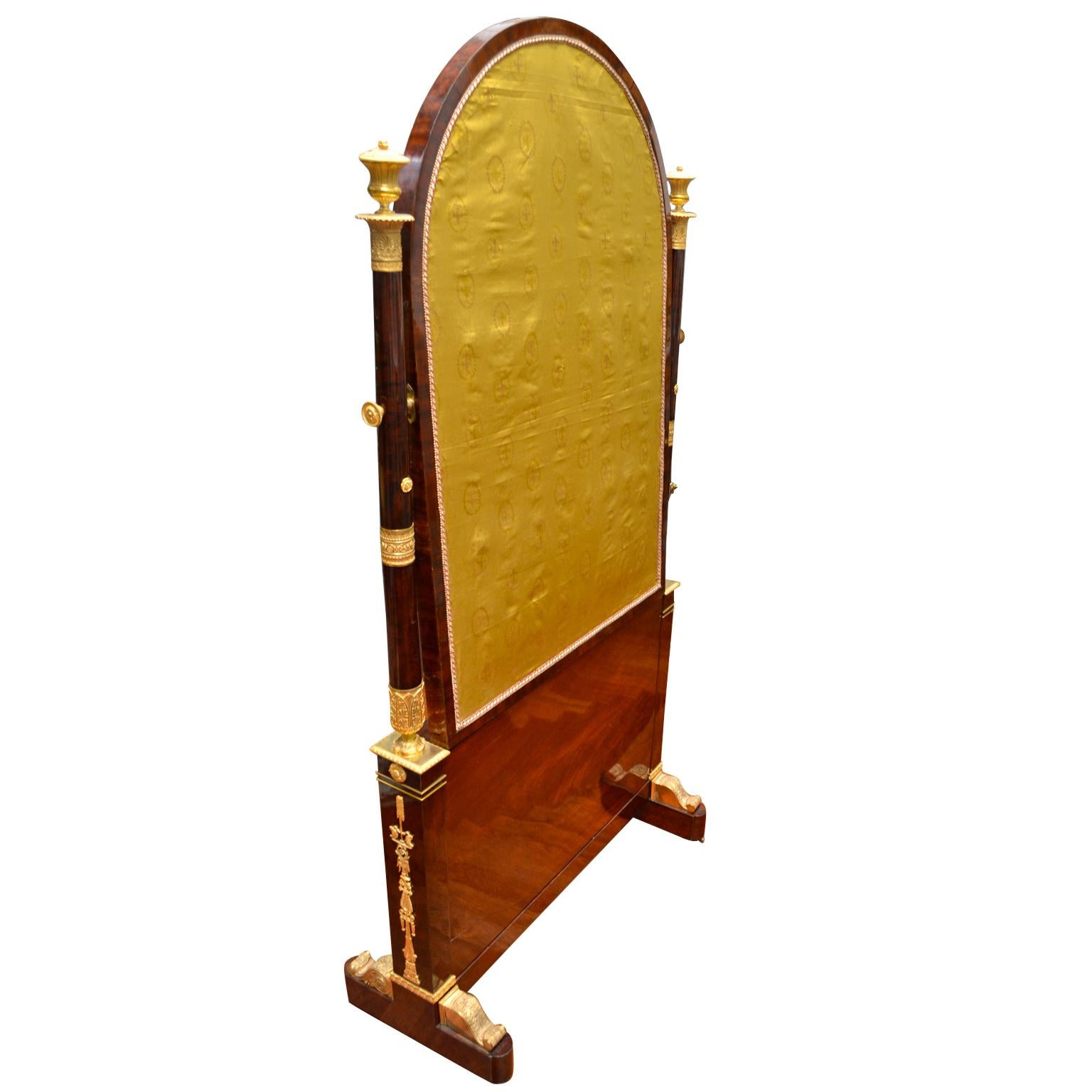 Empire Leitizia Bonapartes, Madame Mere Dressing Mirror and Jewellery Cabinet For Sale