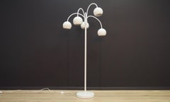 Leitmotiv Floor White Metal Lamp Spider 1980s Vintage
