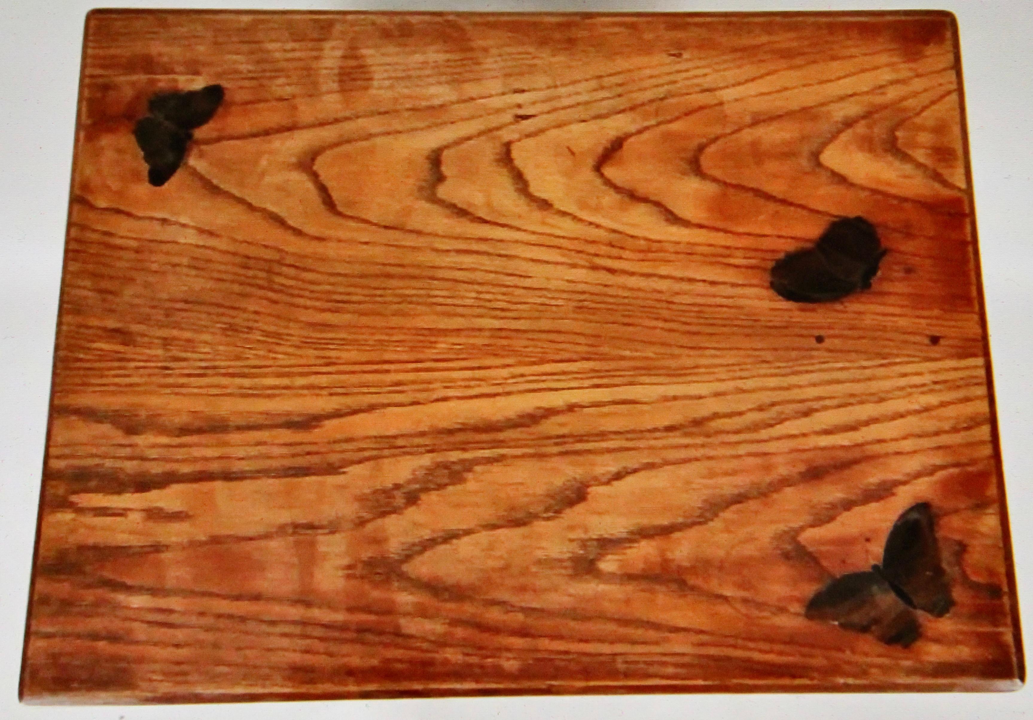 Estetismo Stile Lejambre Movimento estetico francese giapponese Farfalla intarsiata Oak Eterget in vendita