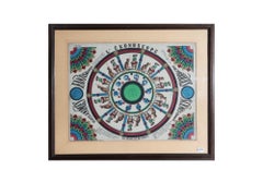 The Ekonoscope, set of 3  framed original Phenakistoscopes, France Epinal, 19th cen