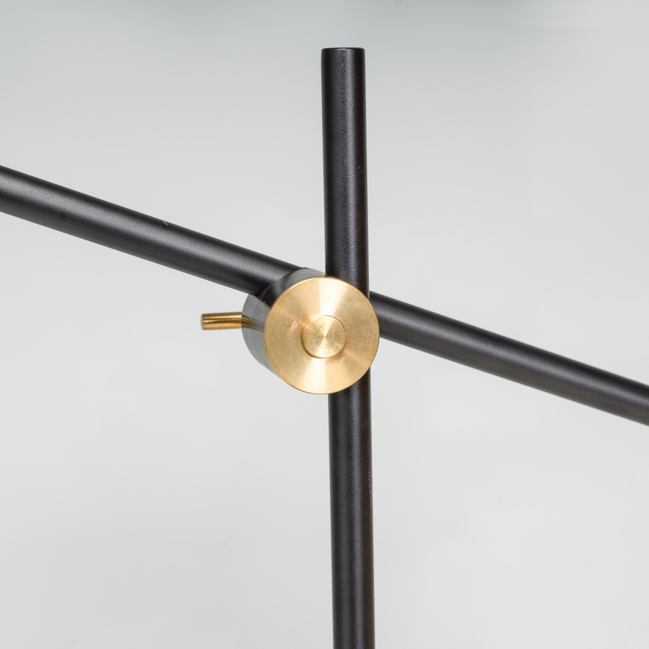 Metal Lektor by Rubn Black and Blass LED Desk Table Lamp