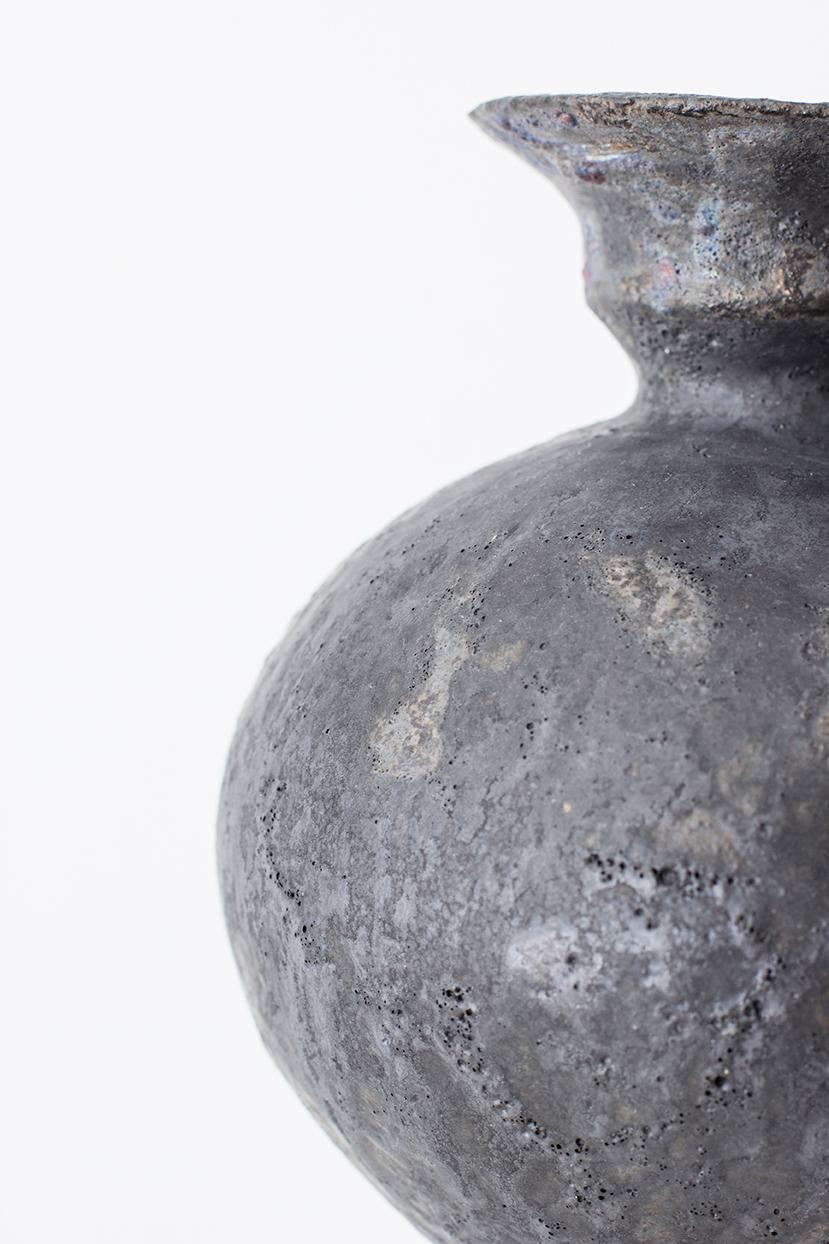 Spanish Lekytho Stoneware Vase by Raquel Vidal and Pedro Paz